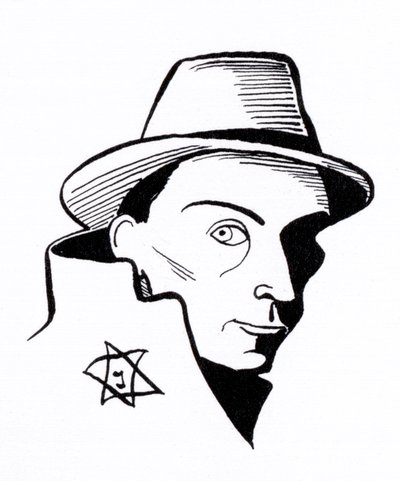 Felix Nussbaum, karikatyyri tekijältä John Minnion