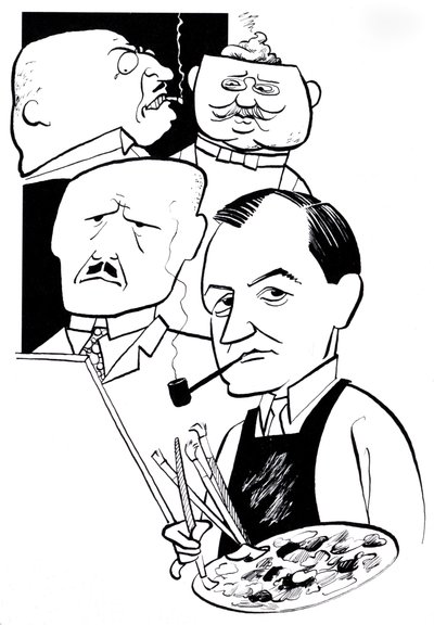 George Grosz, karikatyyri tekijältä John Minnion