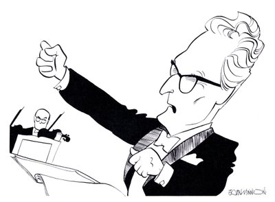 Otto Klemperer - karikatyyrit tekijältä John Minnion