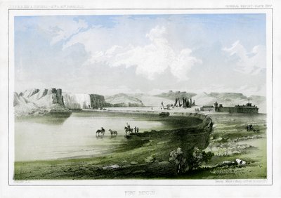 Fort Benton, Montana, Yhdysvallat, 1856 tekijältä John Mix Stanley