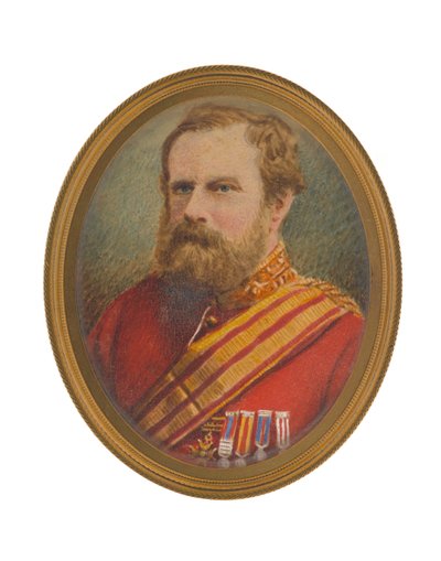 Kenraaliluutnantti David Pott (1812-1881) esikunnan univormussa tekijältä John Moffat