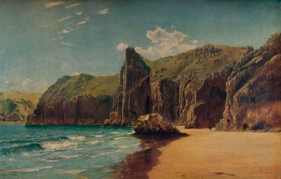 Cliffs at Barlow, 1877. tekijältä John Mogford