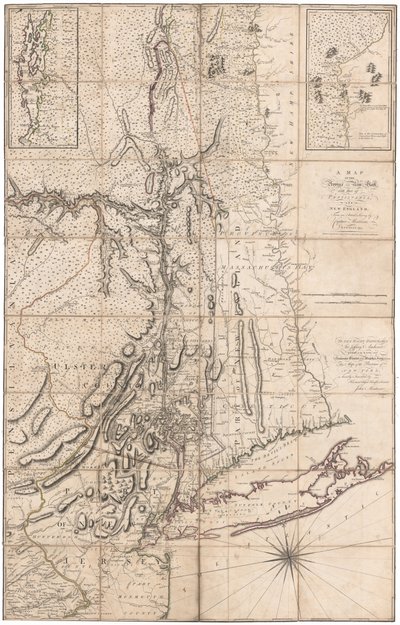 Montresorin New Yorkin kartta tekijältä John Montresor