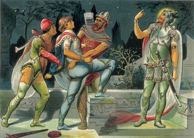 Hamlet ja hänen isänsä haamu tekijältä John Moyr Smith