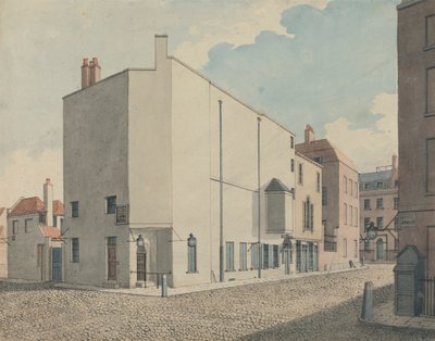 Argyll Concert Rooms, Regent Street, Lontoo: Perspective tekijältä John Nash
