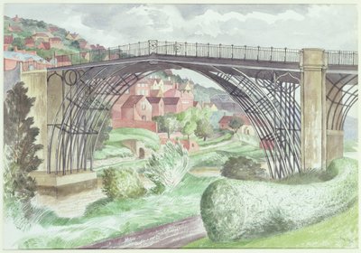 Ironbridge, Shropshire, n. 1960 (wc paperilla) tekijältä John Nash