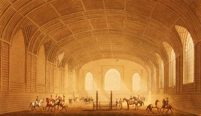 The Riding House from Views of the Royal Pavilion, Brighton, kirjoittanut John Nash tekijältä John Nash
