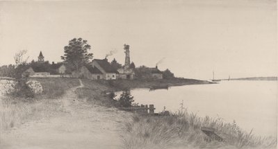 Nimetön rannikkokohtaus, 1891. tekijältä John O. Anderson