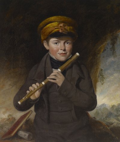 John Gurney, pieni huilusoittaja, n. 1800 tekijältä John Opie