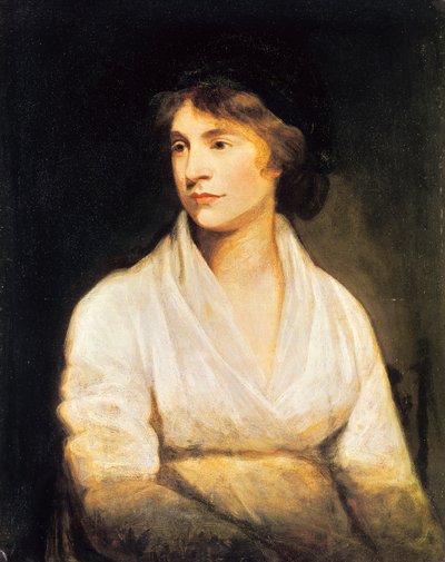 Mary Wollstonecraftin muotokuva, n. 1797 (öljy kankaalle) tekijältä John Opie