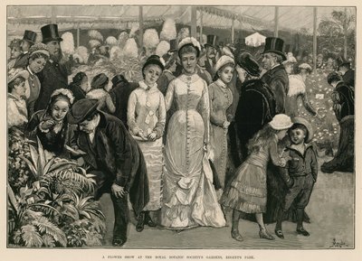 Kukkanäyttely Royal Botanic Societyn puutarhassa Regent