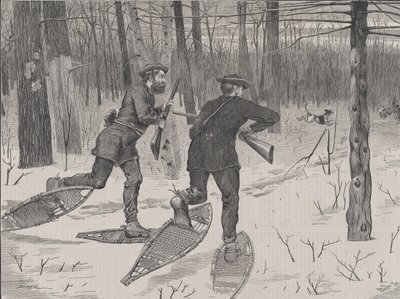 Deer-Stalking in the Adirondacks in Winter Joka lauantai, Vol. II, New Serie..., 21. tammikuuta 1871. tekijältä John Parker Davis