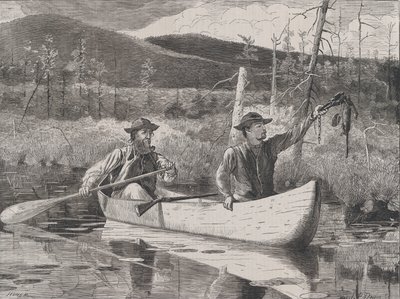 Trapping in the Adirondacks joka lauantai, osa. I, Uusi sarja, 24. lokakuuta 1870. tekijältä John Parker Davis