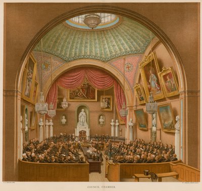 Council Chamber, Guildhall, Lontoo tekijältä John Phillipp Emslie