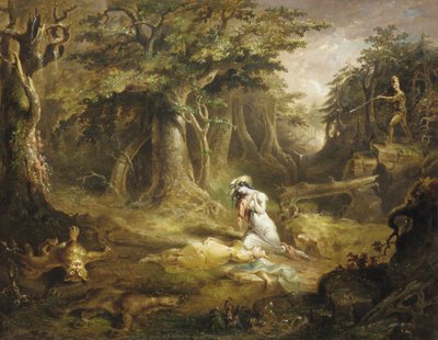 Nahkahousujen pelastus, 1832. tekijältä John Quidor