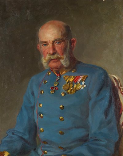 Keisari Franz Joseph I itävaltalaisen marsalkan palveluspuvussa tekijältä John Quincy Adams