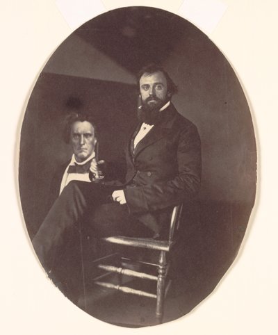 John R. Johnston maalauksen kanssa, 1850-luvun lopulla. tekijältä John R. Johnston