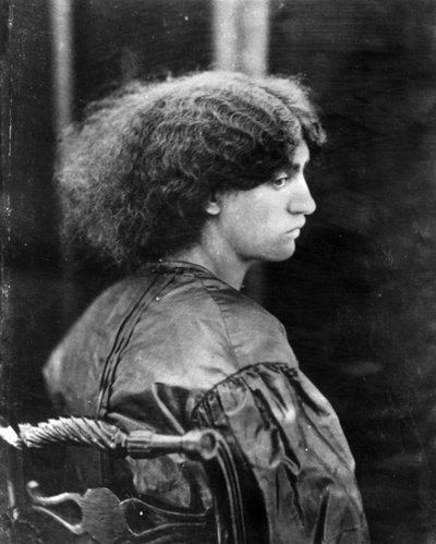 Jane Morris, poseerannut Dante Gabriel Rossetti, 1865 (albumiprintti) tekijältä John R. Parsons