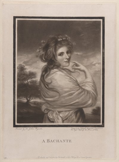 Bachante (Emma Hart, myöhemmin Lady Hamilton) tekijältä John Raphael Smith