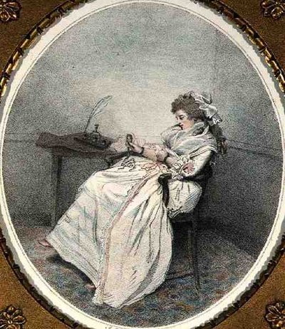 Mietitään miniatyyriä, kaiverrettua ja pubia. taiteilijan toimesta tekijältä John Raphael Smith