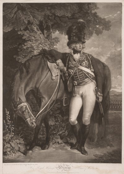 George, Walesin prinssi, 1792. tekijältä John Raphael Smith