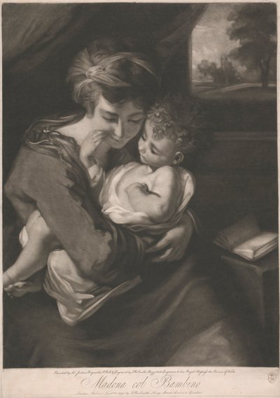 Madonna lapsen kanssa tekijältä John Raphael Smith