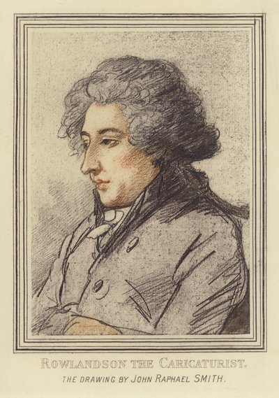 Karikaturisti Thomas Rowlandsonin muotokuva tekijältä John Raphael Smith