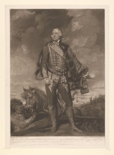 Ludvig Philip II:n muotokuva Orléansista Hänen rauhallisin korkeutensa Louis Philippe Joseph Orleansin herttua (...) (otsikko esineessä) tekijältä John Raphael Smith