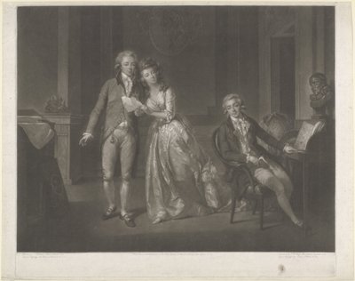 Orange-Nassaun prinsessa Louise, Alankomaiden kuningas Willem I Frederik ja Orange-Nassaun prinssi Frederik tekijältä John Raphael Smith