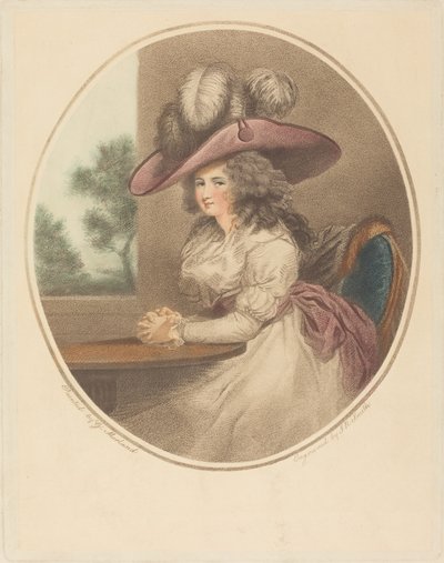 Anne Ward Morland (Delia kaupungissa) tekijältä John Raphael Smith after George Morland