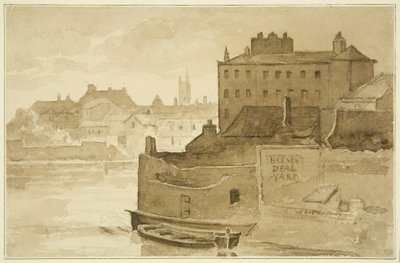 Floating Harbour, Counterslip (piirustus, akvarelli) tekijältä John Reverend Eden