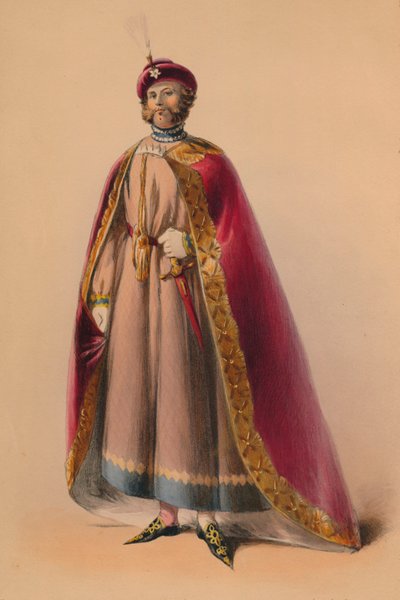 Vieras kuningatar Victorias Bal Costumén asussa 12. toukokuuta 1842 1843. tekijältä John Richard Coke Smyth