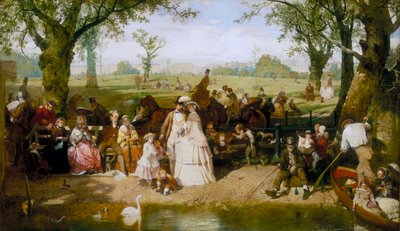 "Kesäpäivä Hyde Parkissa", 1858 tekijältä John Ritchie