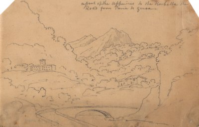 Apenniinien nousu Rochettalle tekijältä John Robert Cozens