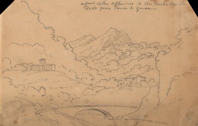 Apenniinien nousu Rochettaan asti tekijältä John Robert Cozens