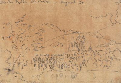 Villa at Portici, 30. elokuuta tekijältä John Robert Cozens