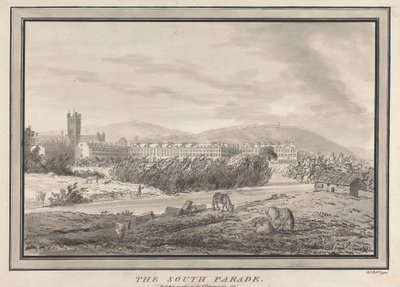 Bath: South Parade tekijältä John Robert Cozens