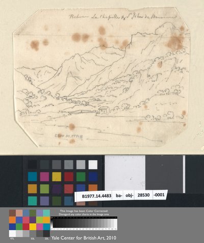 La Chapellen ja St. John de Mauriennen välissä tekijältä John Robert Cozens