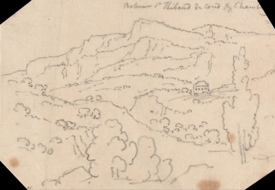 Saint-Thibaud-de-Couzin ja Chamberyn välillä tekijältä John Robert Cozens