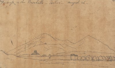 Boschetton linnoitus, Portici, 26. elokuuta tekijältä John Robert Cozens