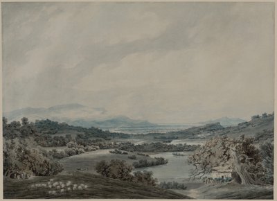 Italian maisema tekijältä John Robert Cozens