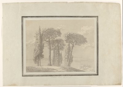 Italialainen mänty ja sypressi Italialainen mänty ja sypressi tekijältä John Robert Cozens