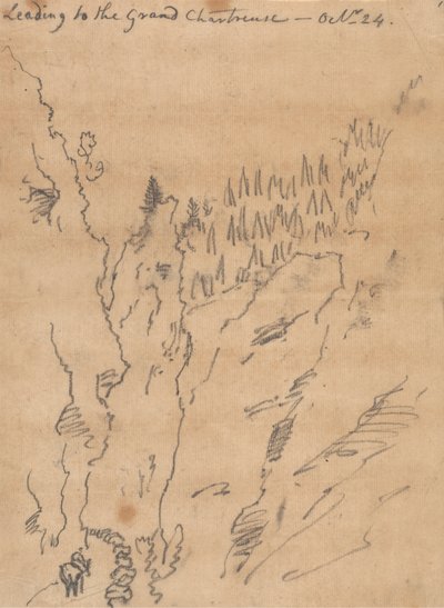 Johto Grand Chartreuseen 24. lokakuuta tekijältä John Robert Cozens