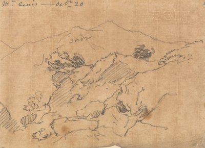 Mont Cenis, 20. lokakuuta tekijältä John Robert Cozens