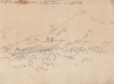 Santa Francesca La Cavassa, 20. syyskuuta tekijältä John Robert Cozens