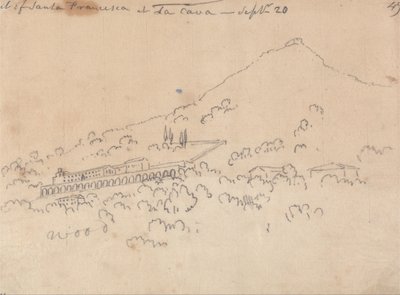 Santa Francesca La Cavassa, 20. syyskuuta tekijältä John Robert Cozens