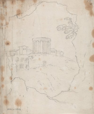 Vestan temppeli, Tivoli tekijältä John Robert Cozens