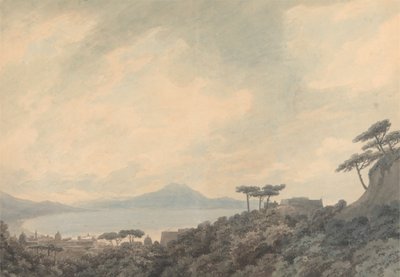 Napolinlahti Capodimontesta tekijältä John Robert Cozens