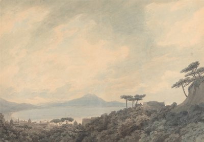 Napolinlahti Capodimontesta käsin tekijältä John Robert Cozens