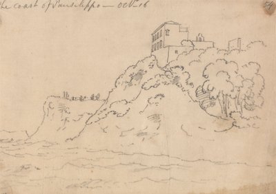 Posillipon rannikko, 16. lokakuuta tekijältä John Robert Cozens